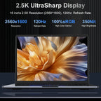 Ninkear N16 Pro Portátil de 16 Pulgadas Intel Core i7-12700H 16GB RAM 1TB SSD Pantalla 2.5K 120Hz WiFi 6 Desbloqueo por Huella Dactilar Teclado Retroiluminado Carga Rápida Portátil Delgado para Oficina Juegos Negocios Enchufe UE