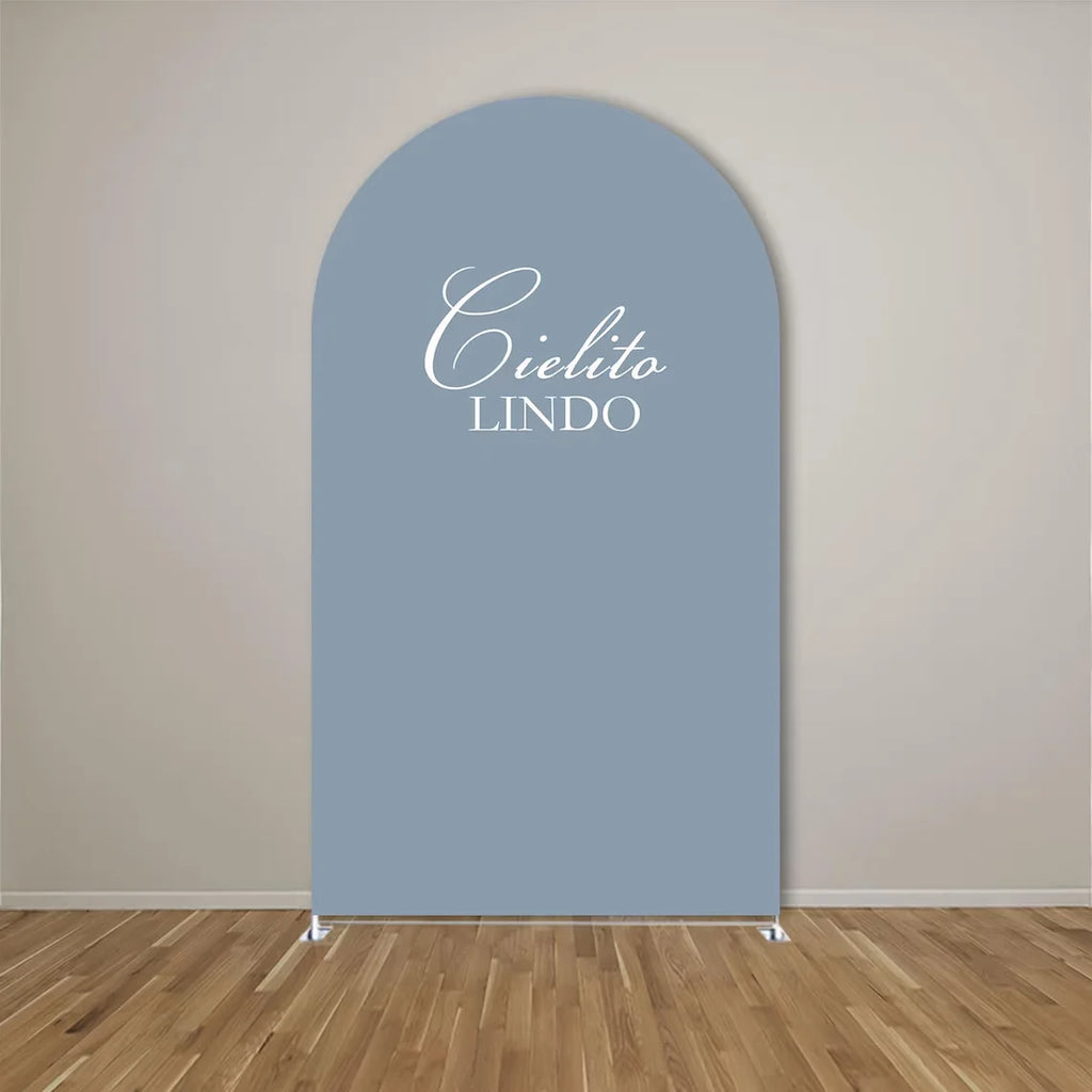 Mocsicka 2-Sided Arch Cover Mexican Fiesta Party Decoration Backdrop Baby Shower Arch Wall Kids Birthday Party Photo Banner