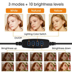26cm LED Selfie Ring Light Dimmable Led Photography RingLight With Tripod & Phone Stand for Youtube Video Live Makeup Fill Lamps