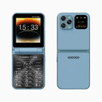 SERVO i16 PRO MAX Flip Mobile Phone 4 SIM Standby Speed Dial Magic Voice Flashlight Call Recording 2G GSM Button Fold Cellphones