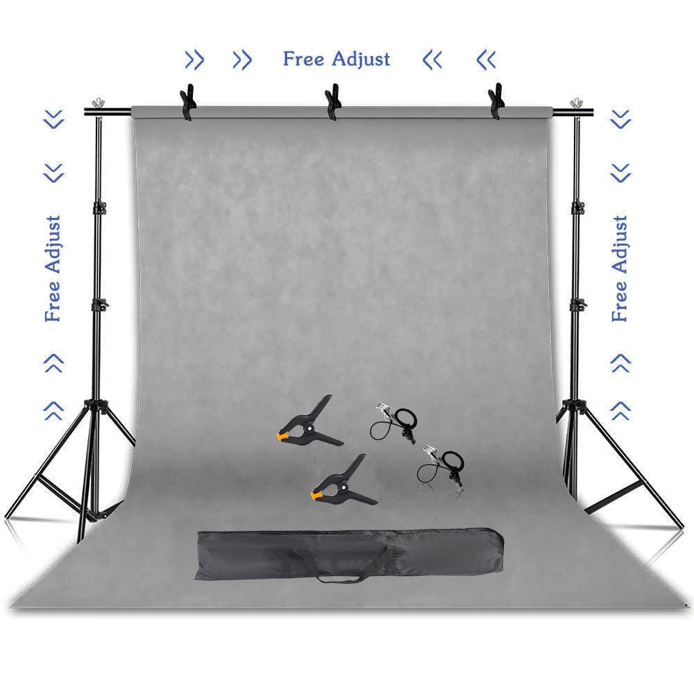 Background Stand Kit Support Frame System Backdrops  Adjustable Stand for Photography Photo Studio Chromakey Green Screen Frame