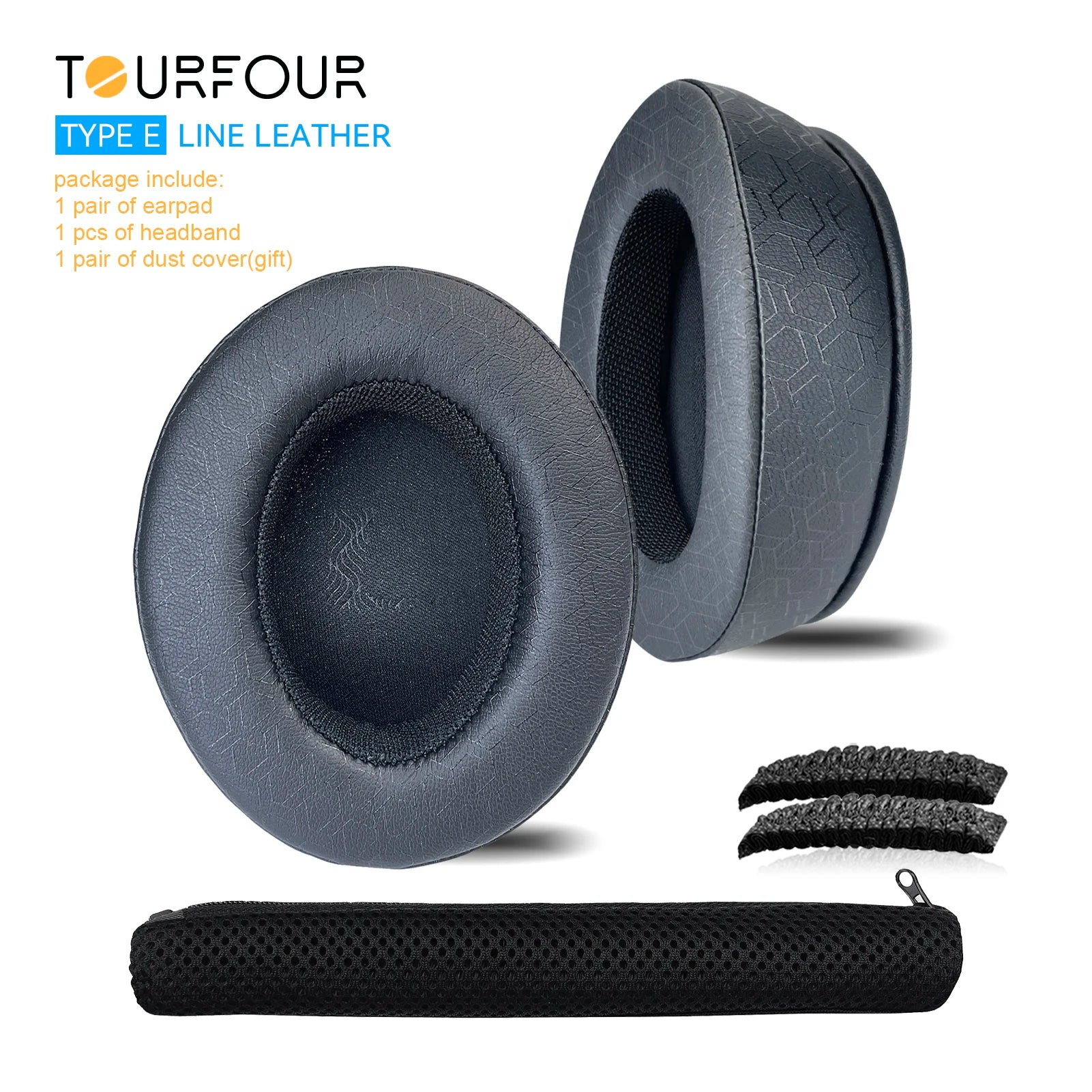 TOURFOUR Replacement Earpads for Audio Technica ATH-M50x,M50xBT,M40x,M30x,M20x,MSR7 Headphones Ear Cushion Sleeve Earmuffs