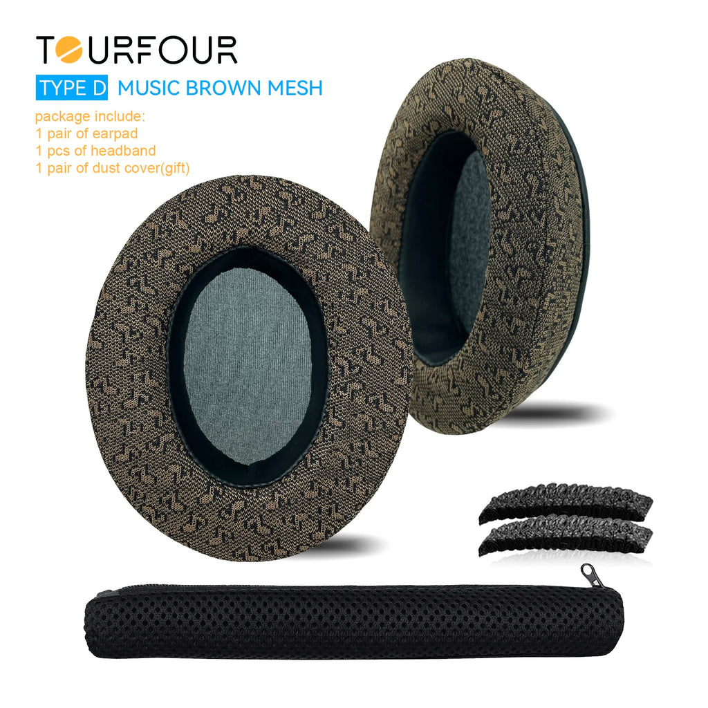 TOURFOUR Replacement Earpads for Audio Technica ATH-M50x,M50xBT,M40x,M30x,M20x,MSR7 Headphones Ear Cushion Sleeve Earmuffs