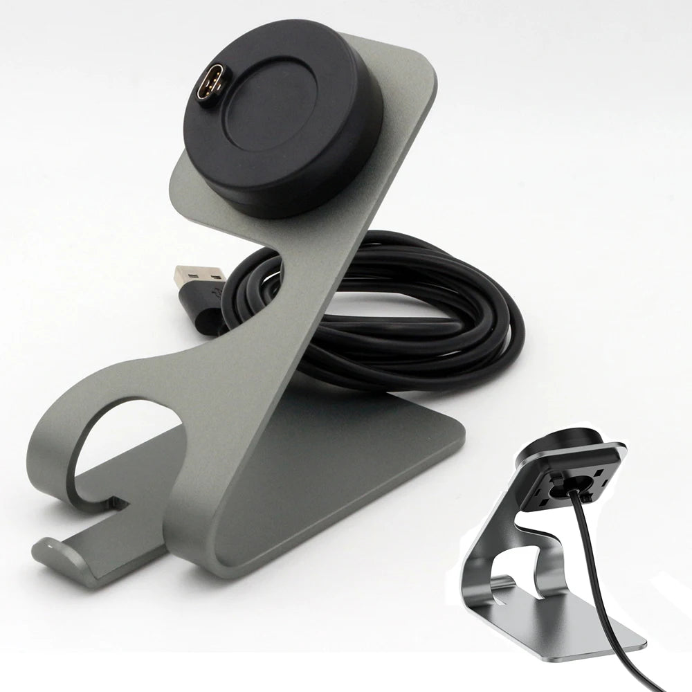 Charger Stand for Garmin Venu 3S & Fenix 7X Charging/ Vivoactive 3 4 4S Cable Dock Cord for Fenix 5 5X Plus 6 6X 6s/ Instinct2