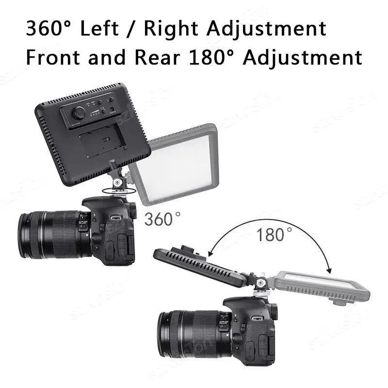 Mini Monitor Mount Holder Tripod Head with Cold Shoe Mount Adapter Swivel and Tilt Adjustable for Flash Microphone Fill Light