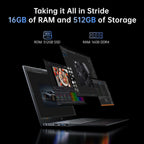 Portátil ACEMAGIC de 15,6/17,3" AMD Ryzen 3 4300U, 16GB RAM 512GB SSD Windows 11 WiFi HDMI USB-C Pantalla grande y Almacenamiento ampliable