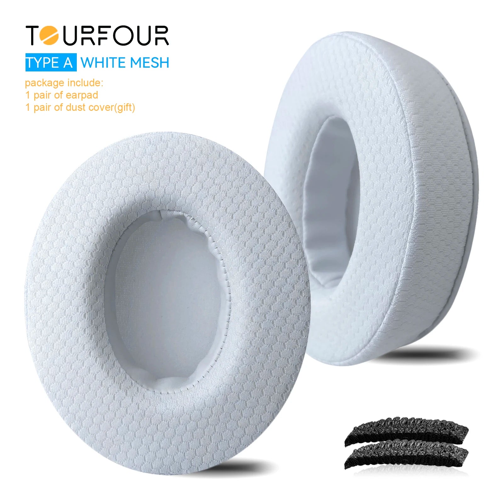 TOURFOUR Replacement Earpads for Audio Technica ATH-M50x,M50xBT,M40x,M30x,M20x,MSR7 Headphones Ear Cushion Sleeve Earmuffs
