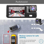 WIFI 3 Camera Car DVR Mini 1080P