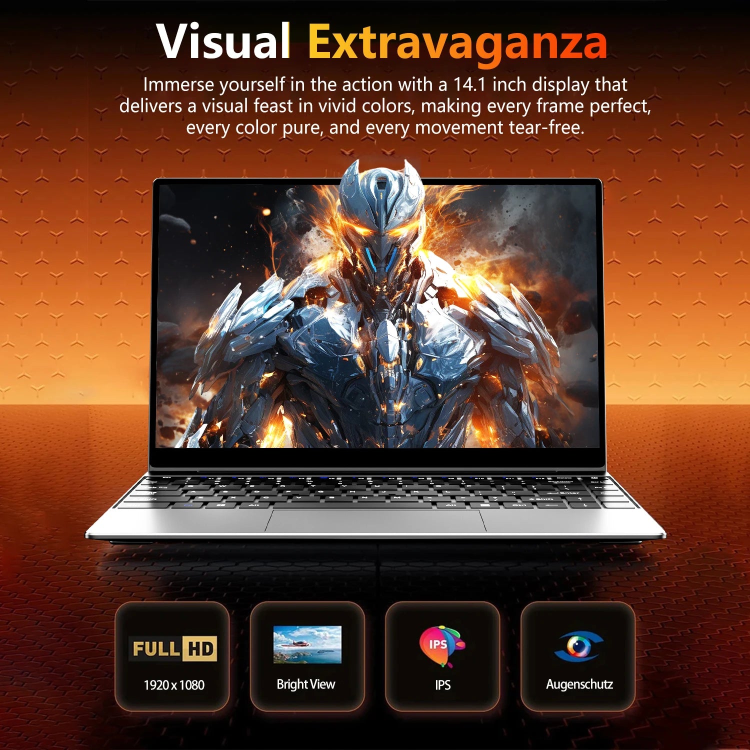 Ordenador portátil NAIWO Intel N3700 15,6" IPS FHD Ordenador portátil Intel 4405U 16GB 2TB SSD Batería de 5000mAh Windows 11 Ordenador portátil de oficina Delgado y ligero