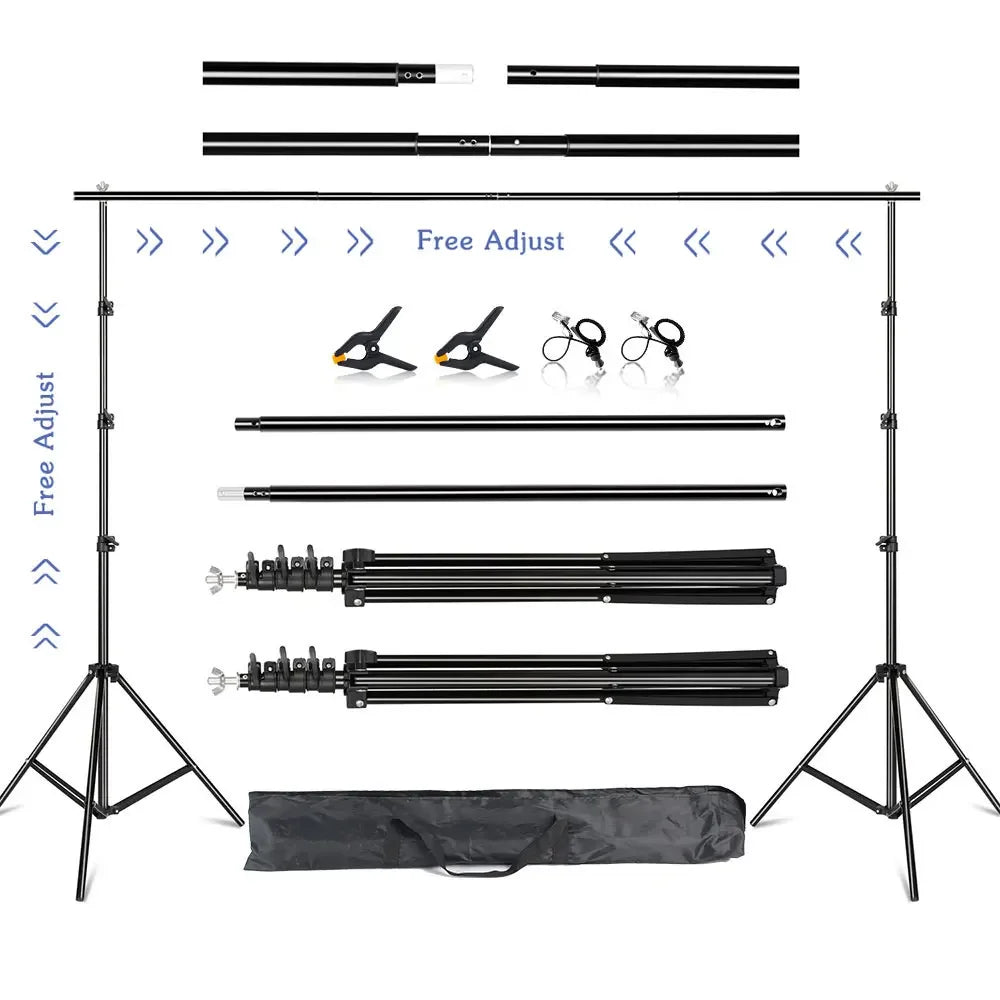 SH 2.6m*3m Suit Adjustable Backdrop Stand for Photography Wedding Photo Studio Backdrop Video Background Frame