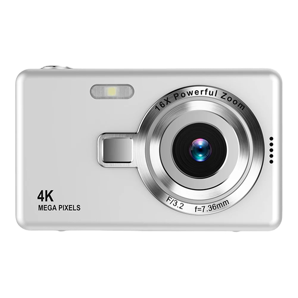 4K HD 1080P Digital Camera Anti-Shake Autofocus Vlogging Camera 96MP Portable Vlogging Camera 16X Zoom for Kid Adult Photography