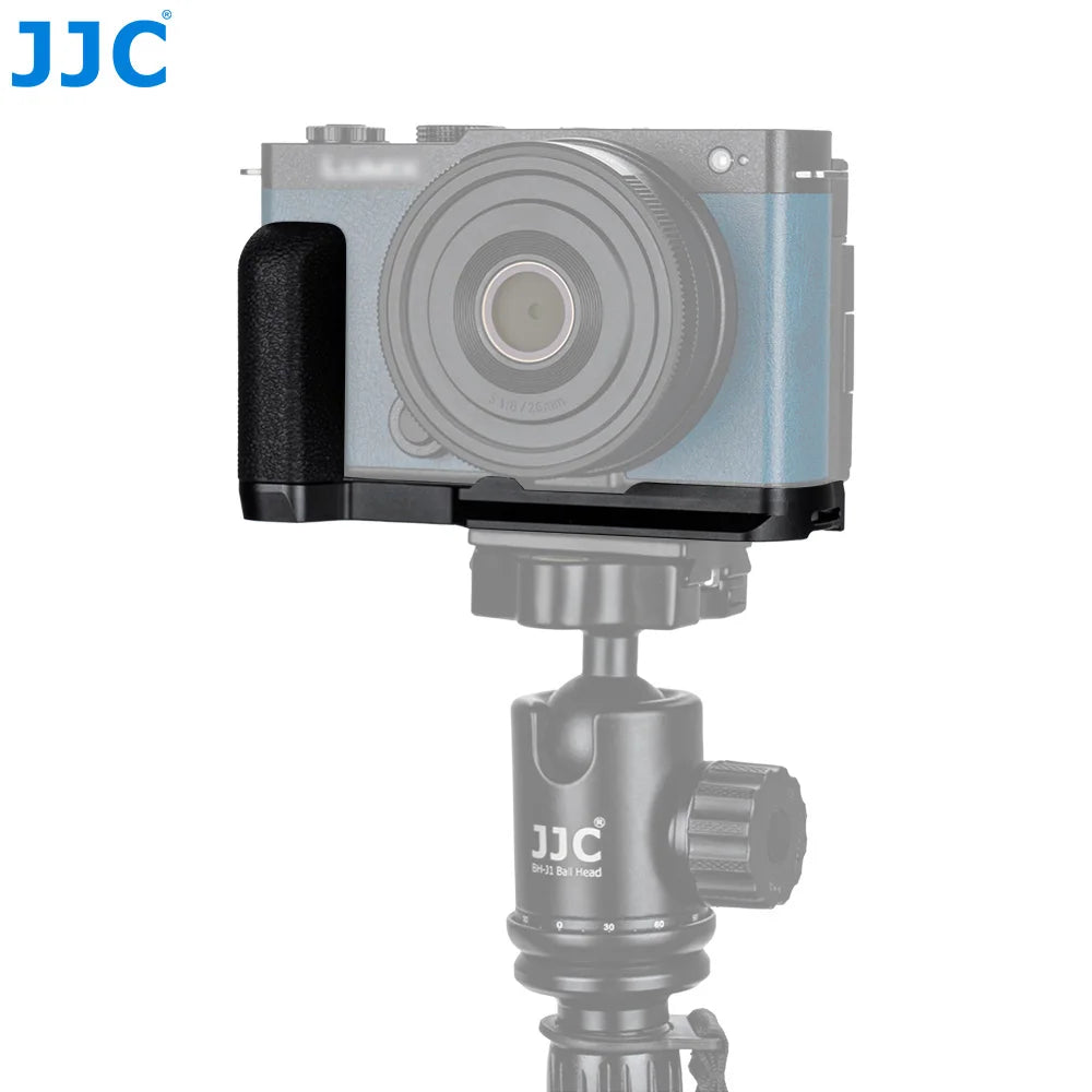 JJC L-Shape Bracket Handle for Panasonic Lumix S9 Camera with Built-in Arca Quick Release Plate S9 Camera Accessories
