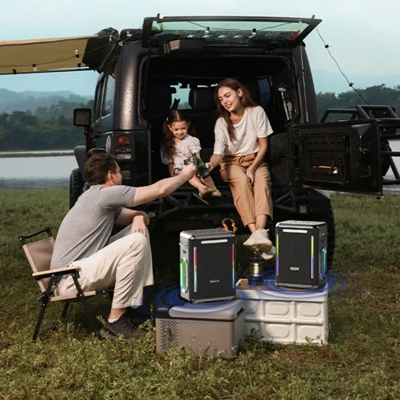 XDOBO 1981 300W high output outdoor portable waterproof KTV sound system party karaoke subwoofer Bluetooth speaker lighting