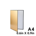 Thick Reflective Paper A3/A4 Photography Collapsible Cardboard Camera White Black Gold Silver Reflector Absorb Light