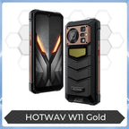 HOTWAV W11 12GB+256GB 280LM Flashlight 6.6'' FHD+ 20800mAh Battery 24MP Night Vision 33W Fast Charging 4G Global Version