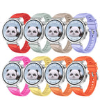 18mm Silicone Strap for Huawei Watch GT4 41MM / GT5 41MM / GT5 Pro 42MM Ice Crystal Pattern Silicone smart watch replacement wri