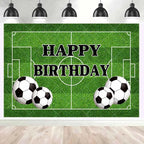 Boy's birthday background picture, children's portrait, football field,sports poster,baby shower, newborn photography background