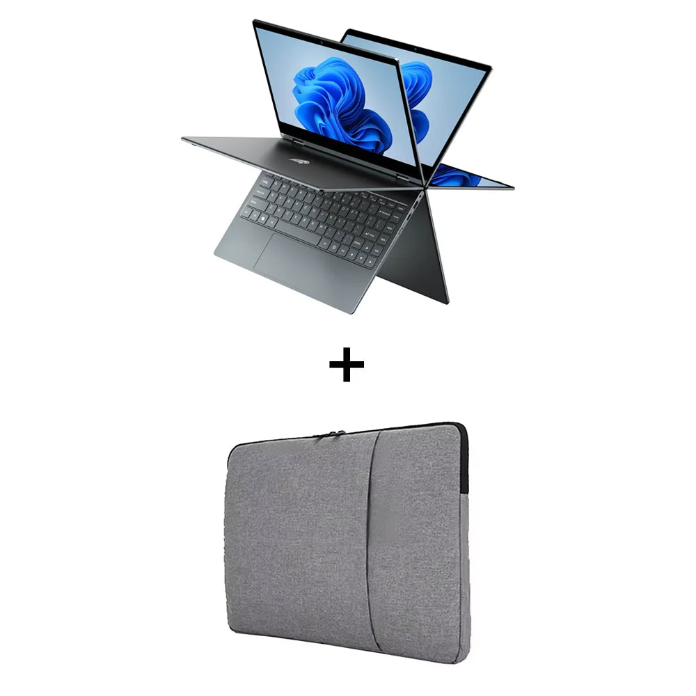 BMAX Y14 Plus Laptop 14 Inch Touch Screen 16GB RAM 512GB SSD Intel N150 1920*1080 IPS 360°Convertible Notebook Windows 11
