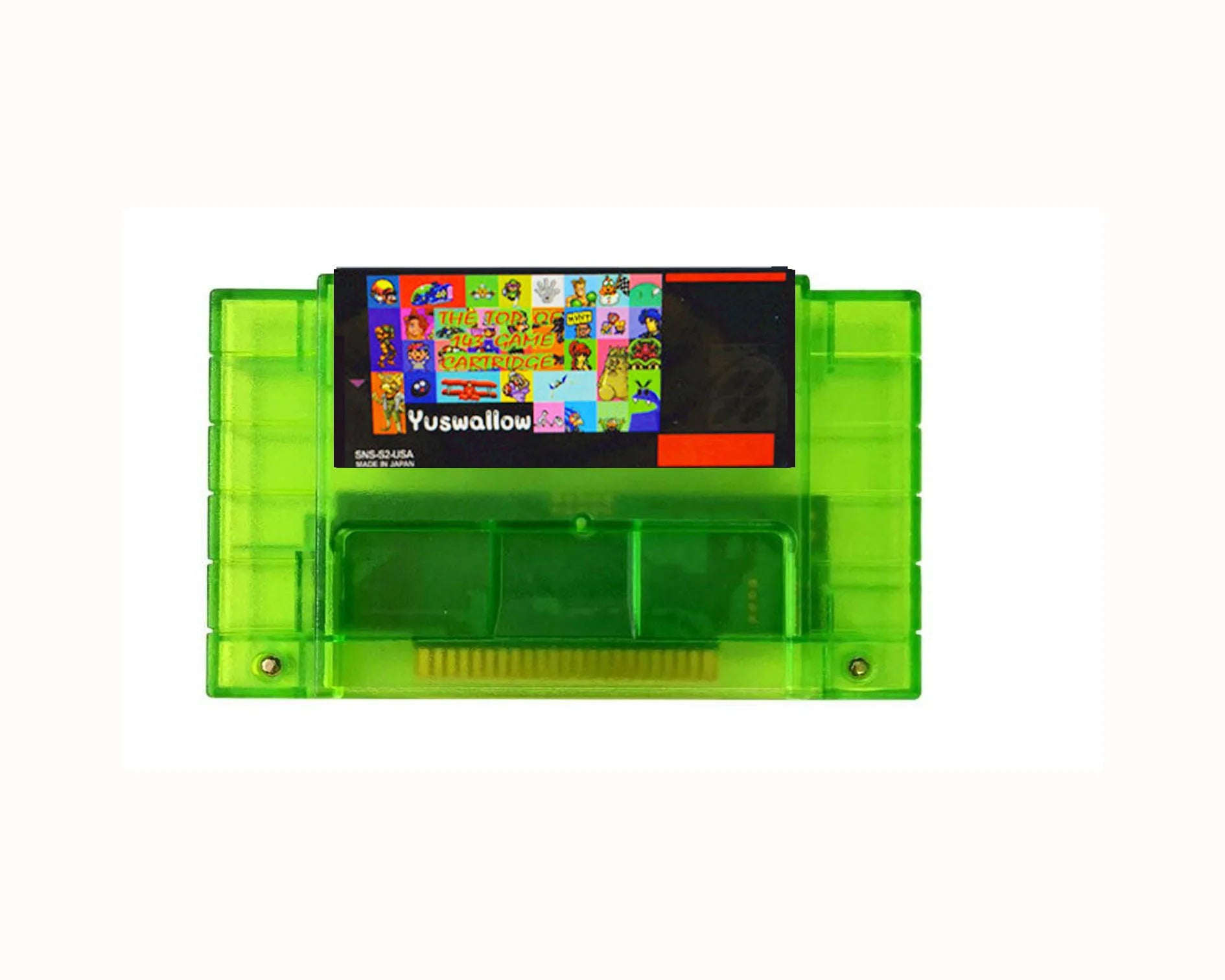 SUMMER FLASH  Super 143 in 1 USA Games with Axelay Contra III Final FantasyI II IV Final Fight Goof TroopSuper Castlevania IV
