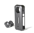 Case for Insta360 X3 with Silicone Lens Cap Protector Shockproof Protective Cover for Insta 360 X3 Anti-scratch Accessories