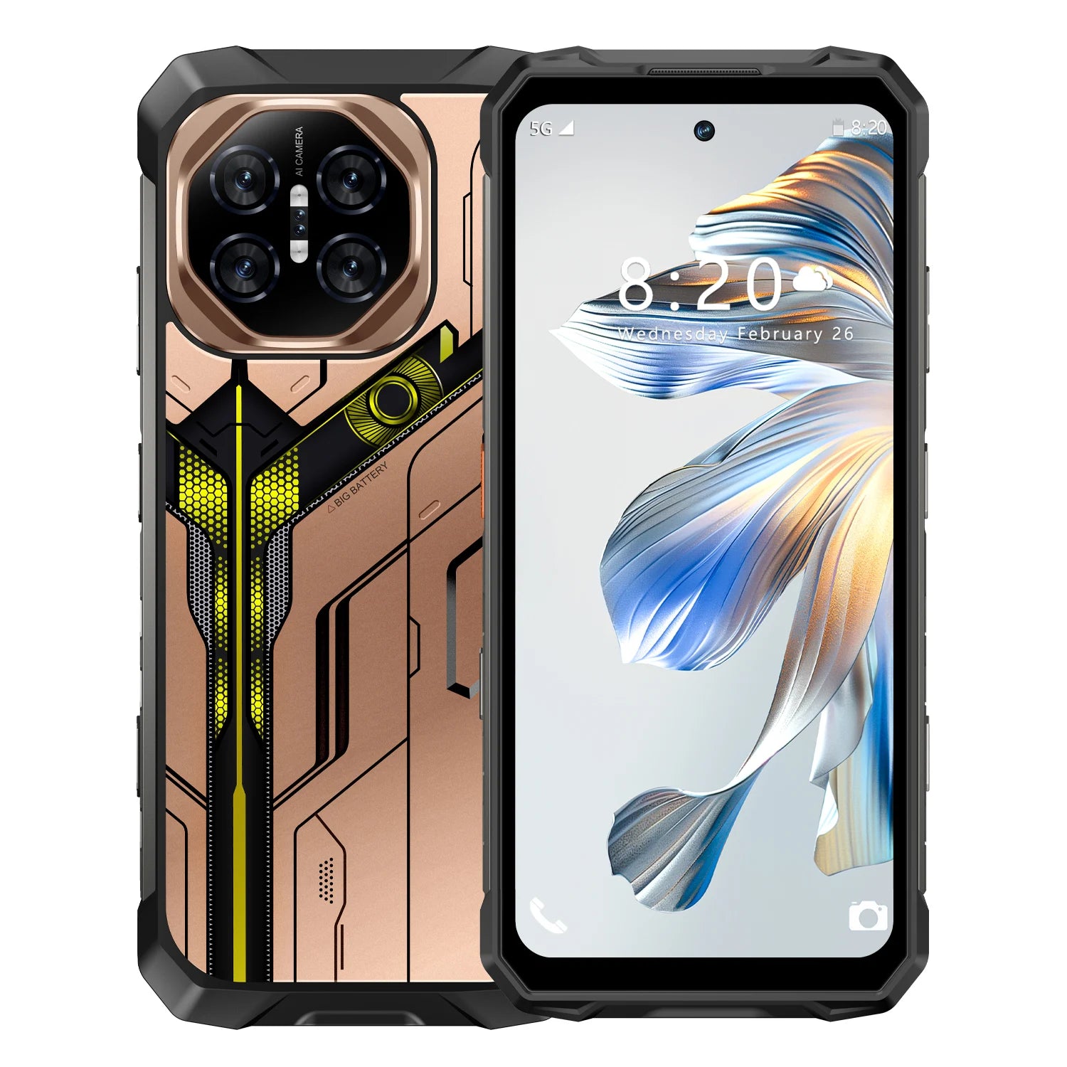 [World First] IVMI S26 Rugged Phone 10000mAh 24GB+512GB RAM 7.2" HD+Screen Android 15 108MP Main Camera Durable NFC Smartphone