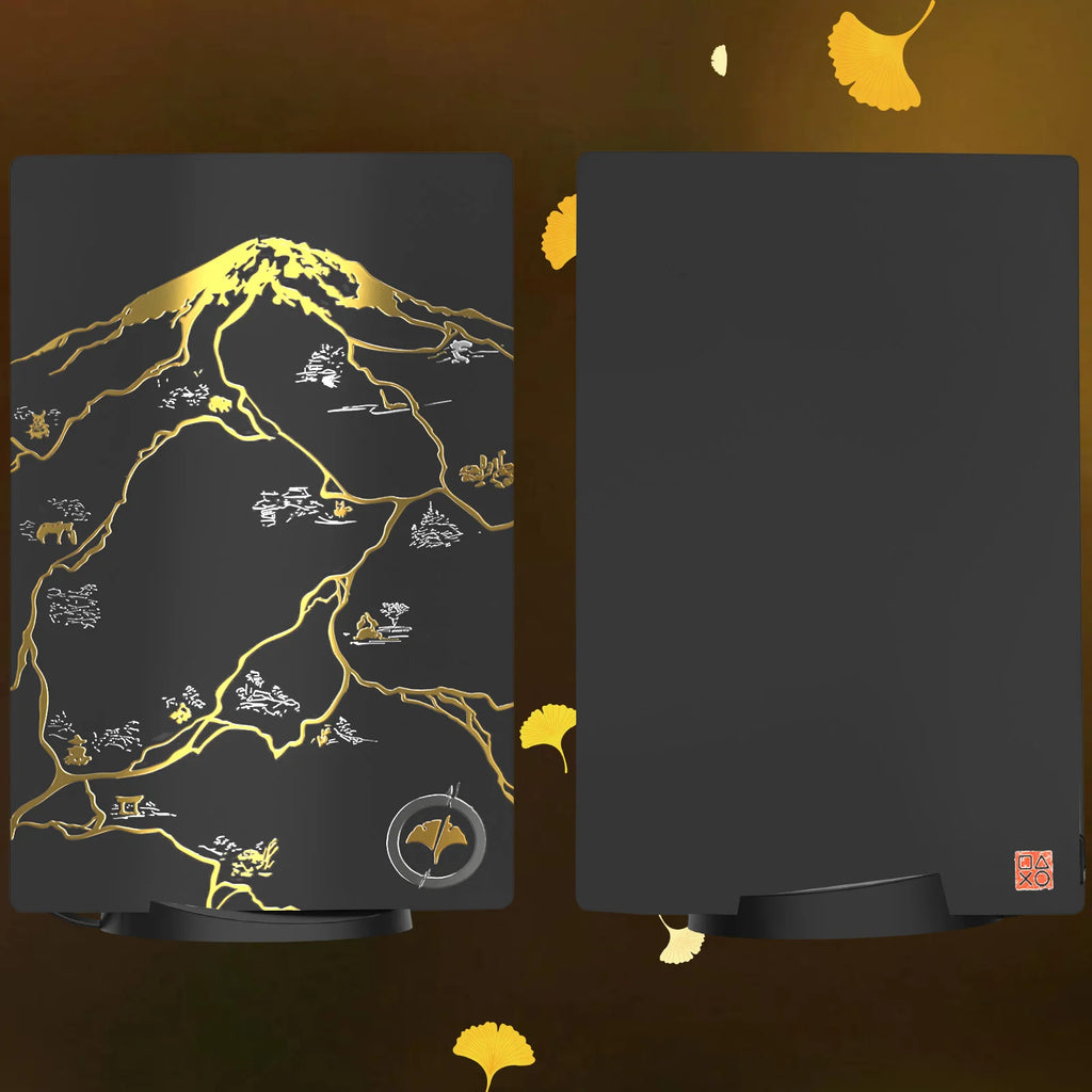 DIY Decoration Accessorie Ghost Console Cover for PlayStation5 Digital Edition Replacement Yotei Faceplate Shell For PS5 Digital