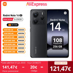 Xiaomi Redmi Note 14 5G European Version 8+256GB  Dimensity 7025-Ultra AMOLED Display 6.67" 120Hz 108MP Main Camera OIS 45W Charging, IP64, NFC