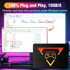 Retro Gaming SSD for Switch/PS5/Xbox/PS4/PS3/PS2/WIIU 80+Emulators Launchbox＆Retrobat＆Playnite 16191 Games Console for PC/Lapt