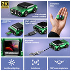 Mini Camera New Car Design 2K HD Video Recorder 130 Degree Wide Angle Built in Flash Auto Focus Keychain Cam