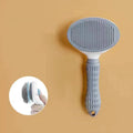Cepillo de pelo para perros y gatos, cepillo para el cuidado y el cuidado de gatos, peine de acero inoxidable para limpieza de