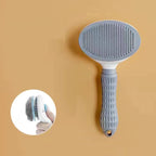 Cepillo de pelo para perros y gatos, cepillo para el cuidado y el cuidado de gatos, peine de acero inoxidable para limpieza de