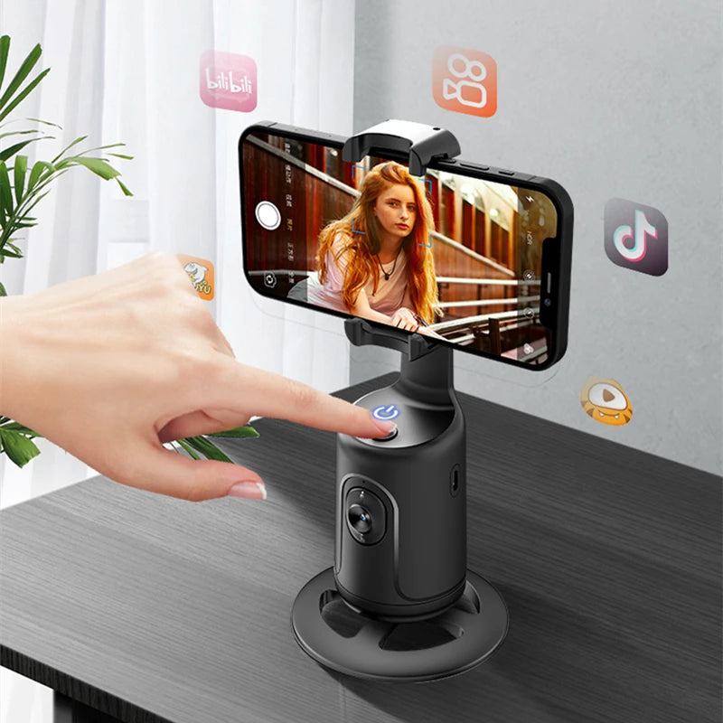 FANGTUOSI 360 Rotation Gimbal Stabilizer With Selfie Tripod Follow Shooting Function gimbal For Tiktok Live Video Photography