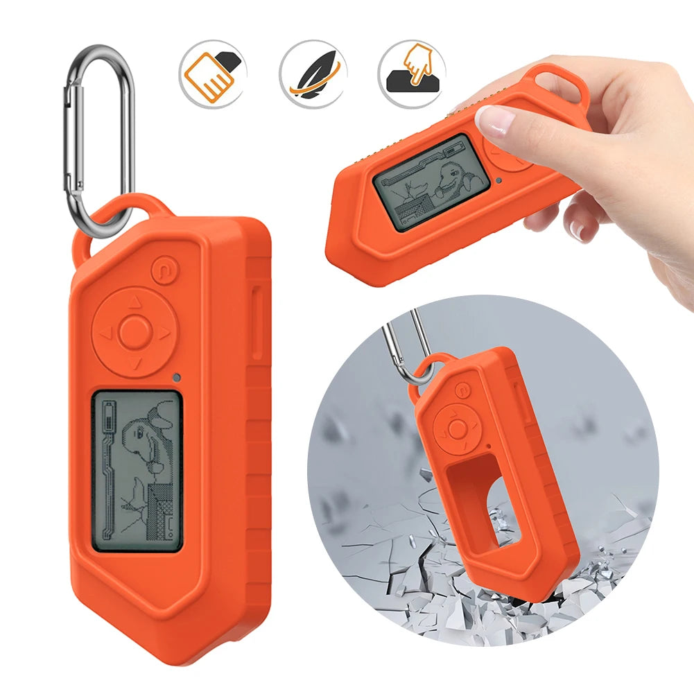 Silicone Protective Cover for Flipper Zero Protective Case with Hanging Buckle Anti Scratch Screen For Flipper Zero Cover