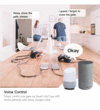 Smart Life WiFi Motorized Swing Gate Sliding Gate Opener Dry Contact 110V 240V Voice Control Works with Tuya  Google Home