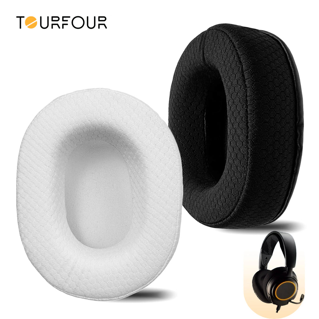Almohadillas de repuesto TOURFOUR para auriculares Steelseries Arctis Nova Pro Wire, Nova 7, Nova 3, Nova 1 y diadema con cojín para las orejas