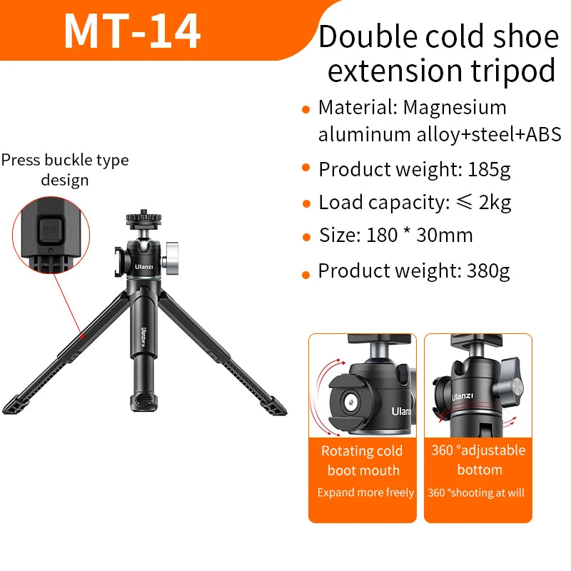 Ulanzi MT-14 Aluminum Alloy Tripod