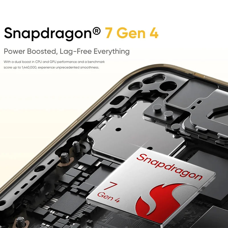 Global Version Realme 16 Pro+ 5G Smartphone Snapdragon®7 Gen 4 7000mAh Battery 200MP OIS Main Camera 6.80’’ AMOLED Display