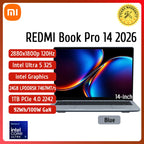 Xiaomi REDMI Book Pro 14 Laptop Ultra 7 255H/Ultra 5 225H Intel Arc Graphics 32GB LPDDR5X 1T SSD 14-inch 120Hz 2.8K Screen