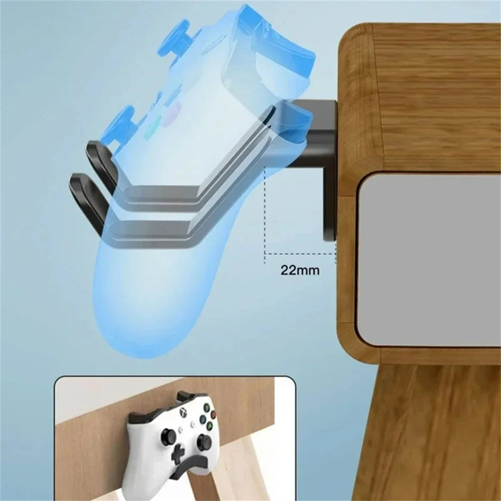 Universal Wall Mounted Headphone Holder Hanger For PS5 PS4 Xbox One Switch Pro Gaming Controller Keyboard Headset Storage Stand