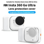3pcs Camera Lens Protective Cover For Insta360 GO Ultra Anti-Slip Mat Silicone Dust-proof Cover Sports Camera Accessories