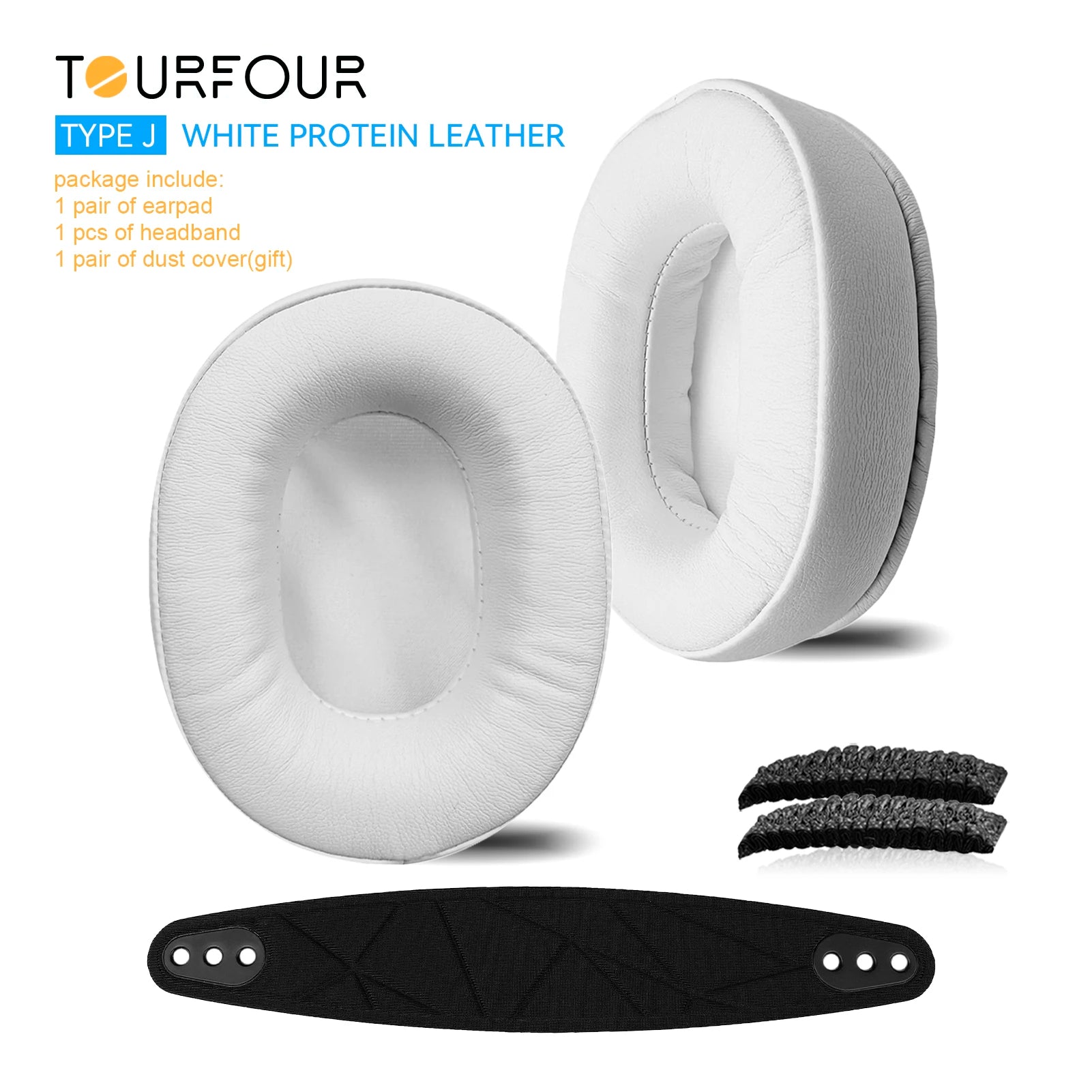 TOURFOUR Replacement Earpads for Steelseries Arctis Nova Pro Wire, Nova 7, Nova 3, Nova 1 Headphones Ear Cushion Headband