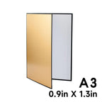Thick Reflective Paper A3/A4 Photography Collapsible Cardboard Camera White Black Gold Silver Reflector Absorb Light