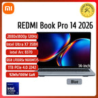 Xiaomi REDMI Book Pro 14 Laptop Ultra 7 255H/Ultra 5 225H Intel Arc Graphics 32GB LPDDR5X 1T SSD 14-inch 120Hz 2.8K Screen