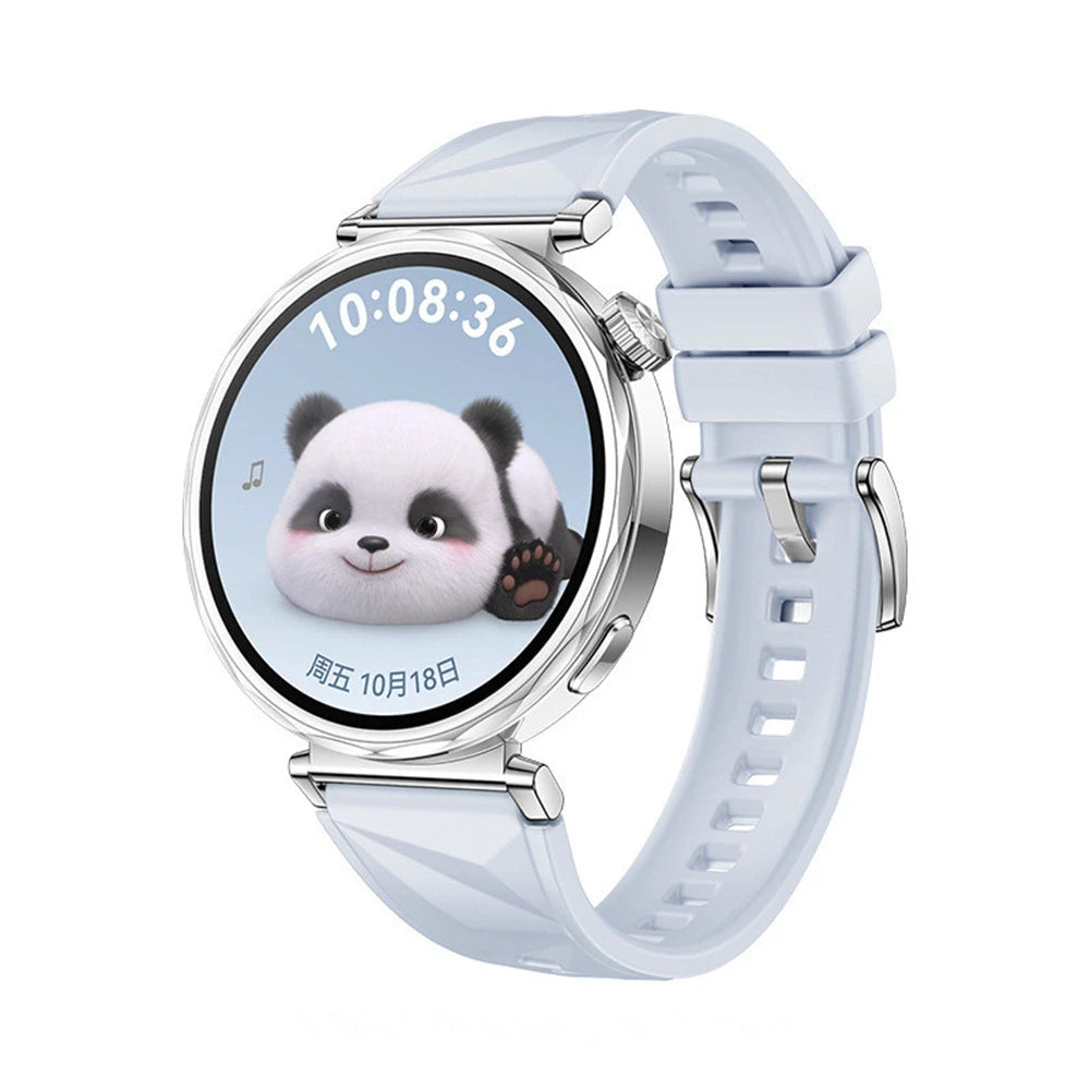 18mm Silicone Strap for Huawei Watch GT4 41MM / GT5 41MM / GT5 Pro 42MM Ice Crystal Pattern Silicone smart watch replacement wri