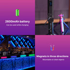 Ulanzi VL110 RGB Stick Light Led Video Tube Light Full Color Magnetic Handheld Lamp Dimmable Portable Photography Studio Light