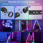 Ulanzi VL110 RGB Stick Light Led Video Tube Light Full Color Magnetic Handheld Lamp Dimmable Portable Photography Studio Light