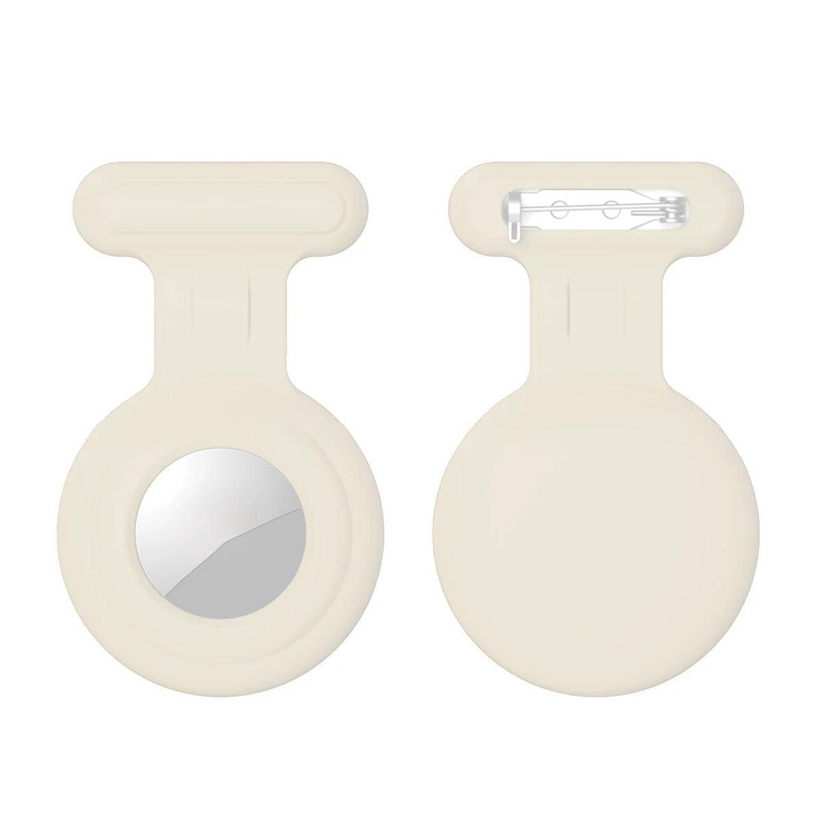 Silicone Air tag Holder Hidden Airtag Holder for Kids GPS Tracker with Brooch Pin, Airtags Clip Child/Elderly/Backpack/Luggage