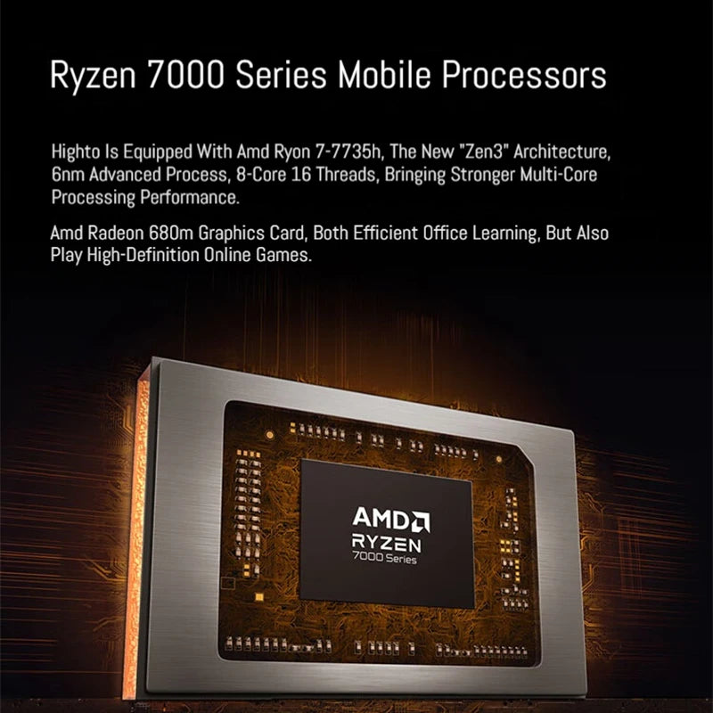 Portátil Xiaomi Redmi Book 14 2025 Ryzen 7-7735H/R5-7535H Radeon 680M/660M RAM 16GB SSD 512GB Pantalla 14 pulgadas 60Hz Ordenador Portátil Delgado