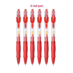 13/30PCS Gel Pens Refills Set Kawaii Stationery Writing Pen Black/Red/Blue Ink 0.5 mm Ballpoint Pen Office School Supplies Tools