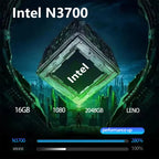 NAIWO Laptop Intel N3700 15.6" IPS FHD Intel 4405U Laptop 16GB 2TB SSD 5000mAh Battery Windows 11 Office Laptop Thin and Light